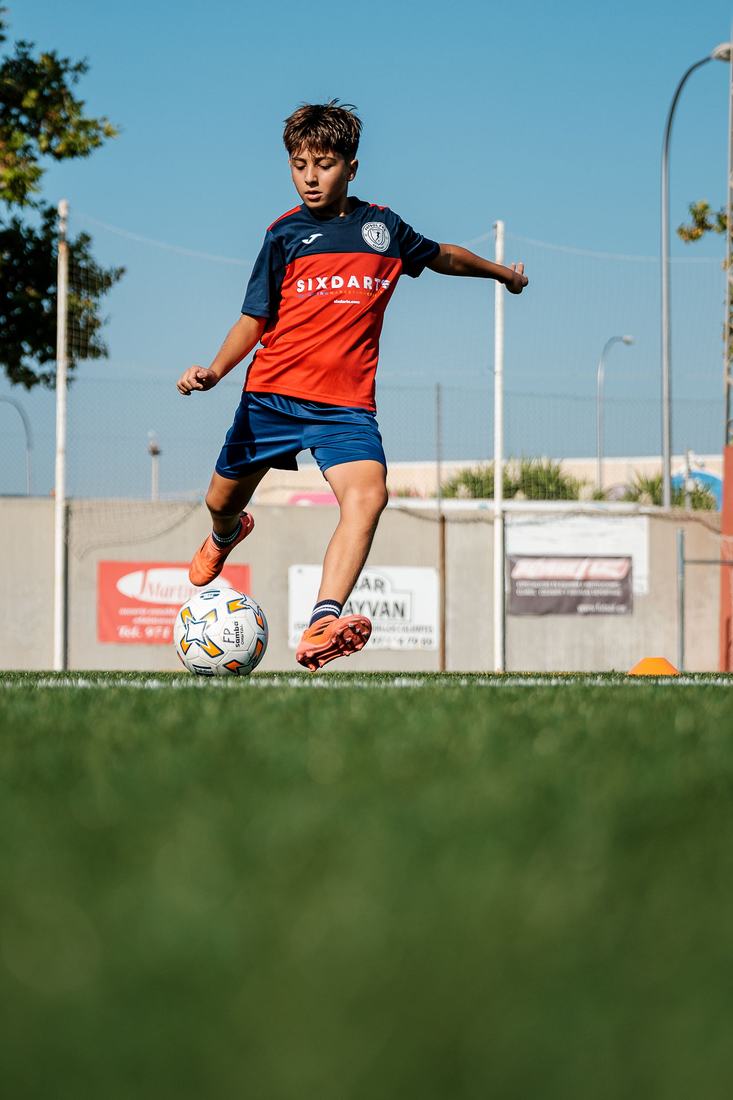 Jugador preparando un golpeo
